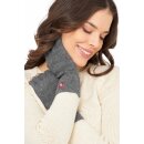 fingerlose Alpaka Handschuhe  Grau XL