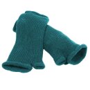 Engelshof Alpaka Handstulpen, gestrickt Petrol