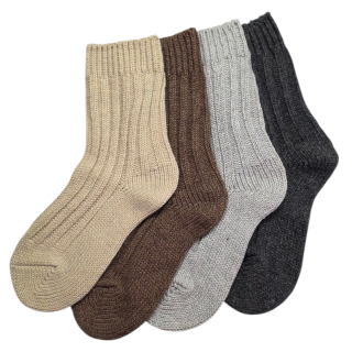 Alpaka Alltagssocken "Firenze" mitteldick Beige...