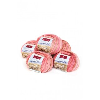 Alpaka SOCKENGARN 50g / 200m Nadel 2,5 mehrfarbig...