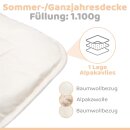 Alpaka Bettdecke Sommer leicht &ndash; Produktansicht 3