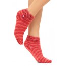 Alpaka FREIZEIT SOCKEN - rot meliert 45-48