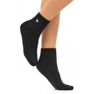 Alpaka WOHLFÜHLSOCKEN kuschelweich - Schwarz