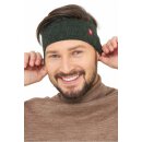 Alpaka Unisex Stirnband UNI - tannengr&uuml;n