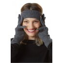 Alpaka Unisex Stirnband UNI - grau