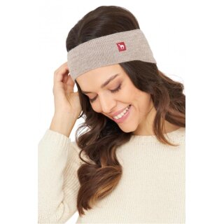 APU KUNTUR Alpaka Stirnband UNI aus 100% Baby Alpaka - unisex - sand