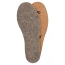 Alpaka THERMOSOHLEN mit Kork &ndash; Natur‑Einlegesohle Gr. 39