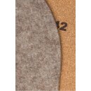 Alpaka THERMOSOHLEN mit Kork &ndash; Natur‑Einlegesohle Gr. 49