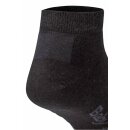 APU KUNTUR Premium Alpaka Sneaker-Socken &ndash; 95 % Naturfaser, unisex Schwarz 39-41