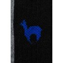 APU KUNTUR Alpaka Kinder SKI-SOCKEN Outdoor - schwarz-grau