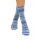 Premium APU KUNTUR Baby Alpaka Harmony Socken Ocker-Blau 45-48