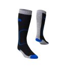 APU KUNTUR Kinder Alpaka Ski- und Reitsocken - schwarz-grau 33-35