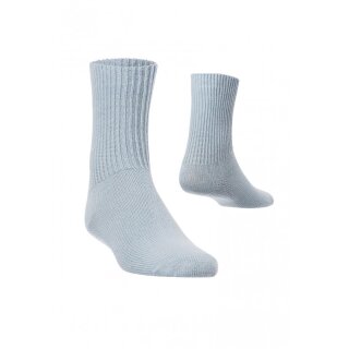 APU KUNTUR Baby Alpaka Kinder-Socken Baby-Blau 30-32