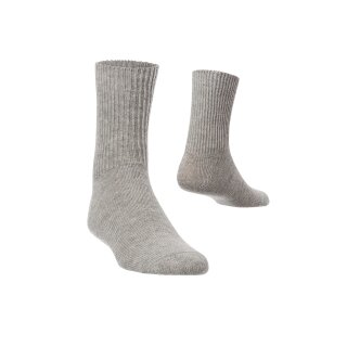 APU KUNTUR Baby Alpaka Kinder-Socken Silbergrau 30-32