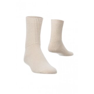 APU KUNTUR Baby Alpaka Kinder-Socken Wollweiß 33-35