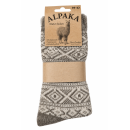 Alpaka Wollsocken Nordic &ndash; 2er Set