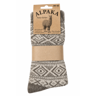 Alpaka Wollsocken Nordic – 2er Set 39-42...