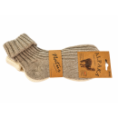 Alpaka Wollsocken mit Kragen 2 er Set