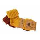 Alpaka Wollsocken mit Kragen 2 er Set