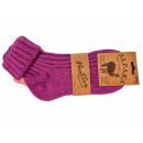 Alpaka Wollsocken mit Kragen 2 er Set